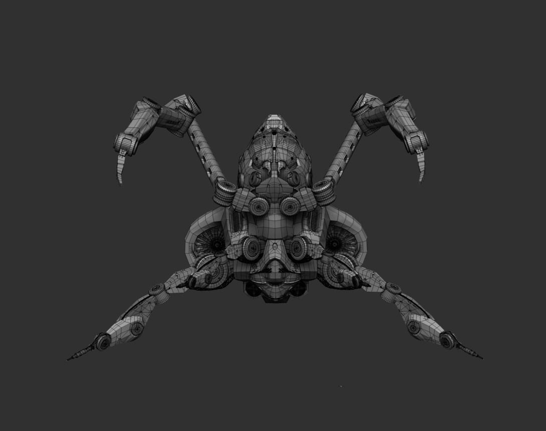 Inmate nurse robot 3D model_3