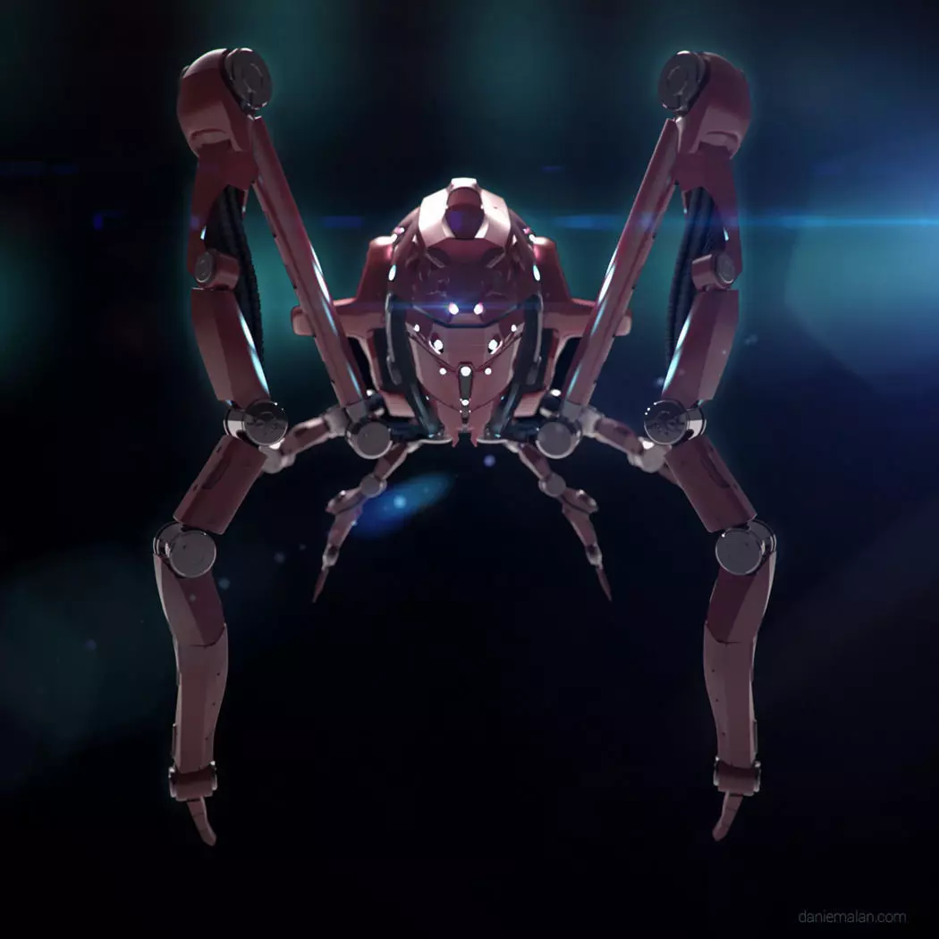 Inmate nurse robot 3D model_0