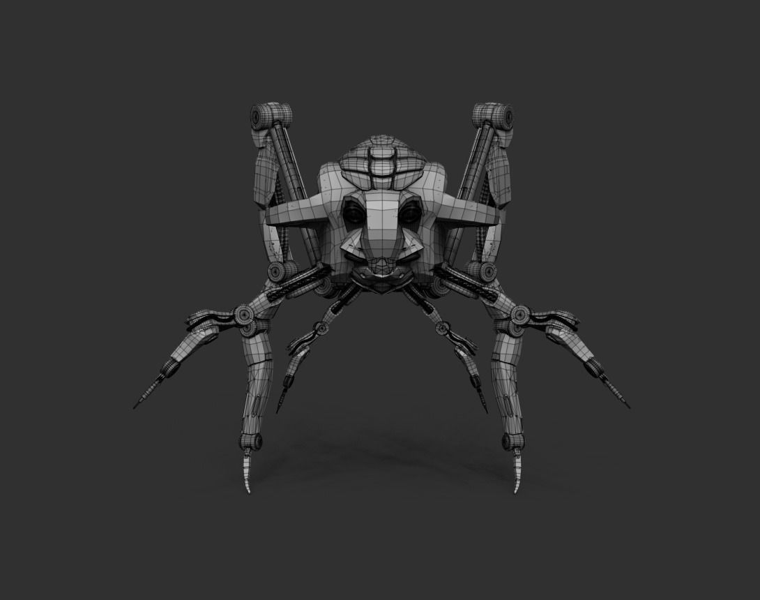 Inmate nurse robot 3D model_2