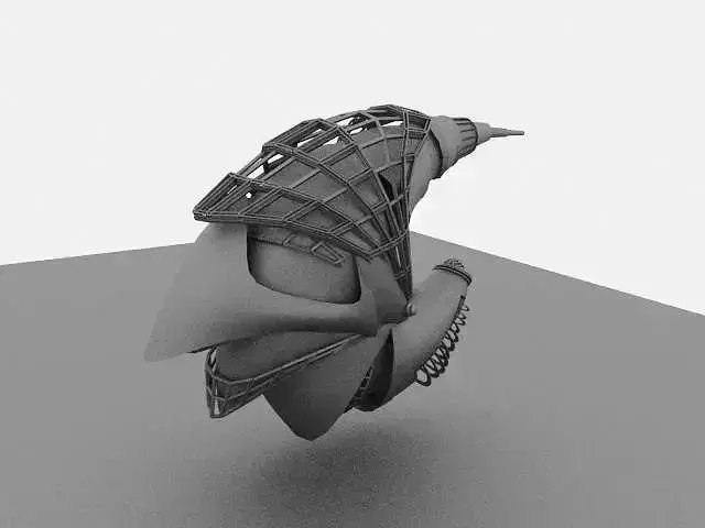 orugabot skull Free low-poly 3D model
