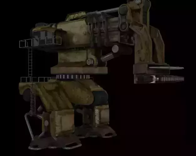 robot with arms and legs 3D model