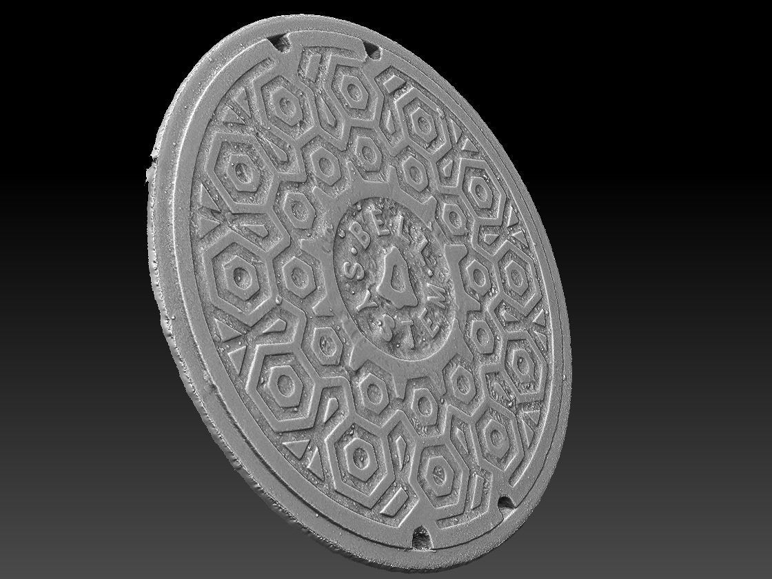 Bell System Utility Cover 3D model_2