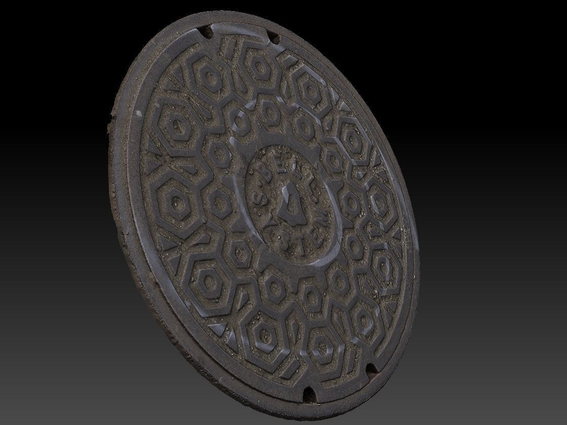 Bell System Utility Cover 3D model_3