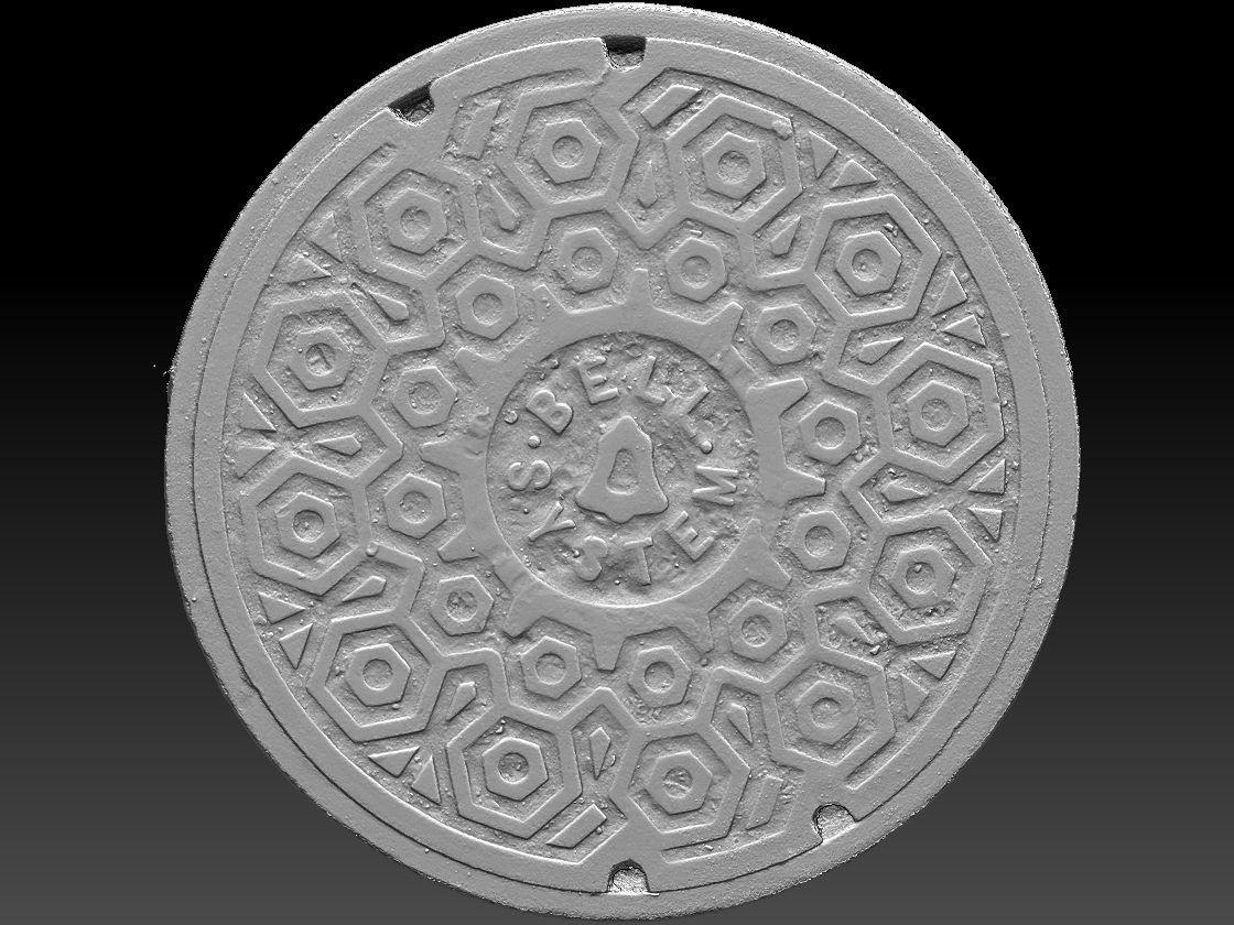 Bell System Utility Cover 3D model_5