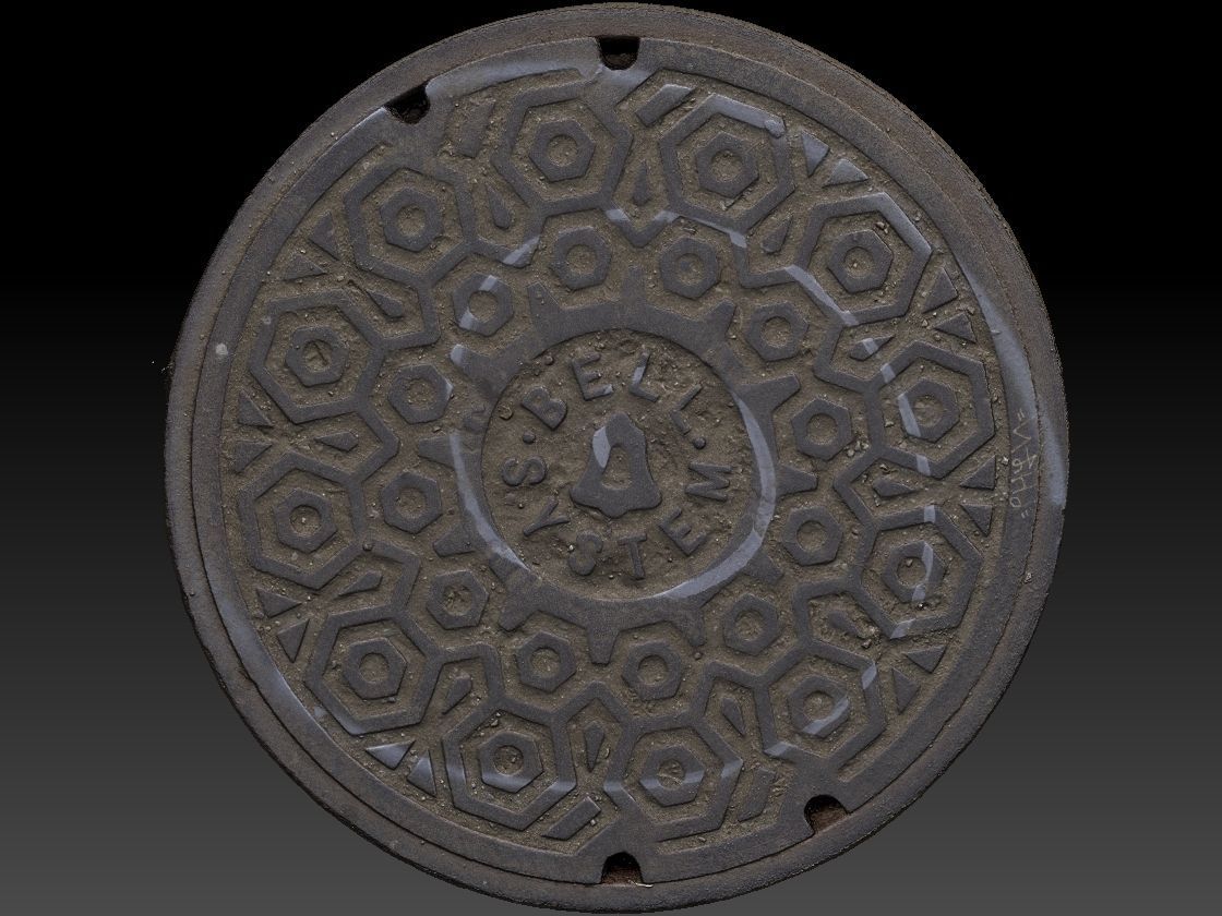 Bell System Utility Cover 3D model_4
