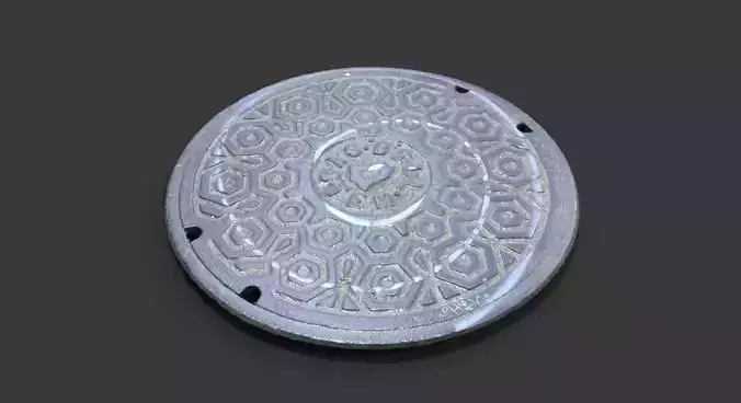 Bell System Utility Cover 3D model Bell System Utility Cover 3D model