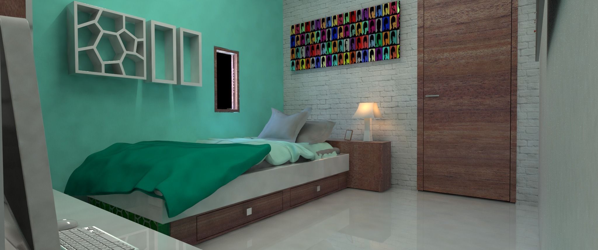 interior in small rooms 3D model