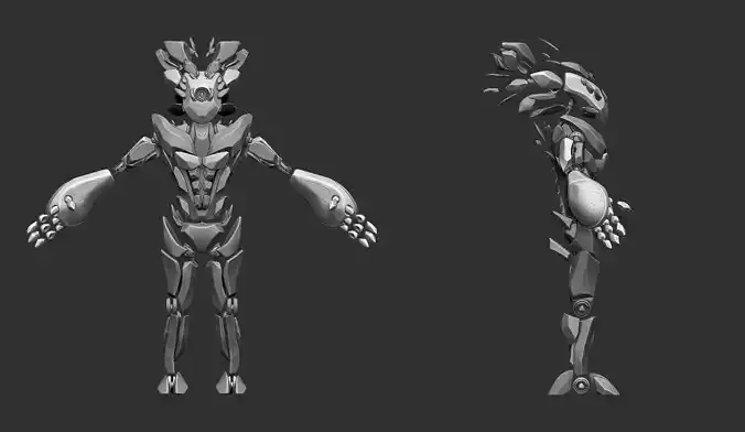 Relic Robot Free 3D model