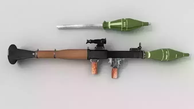Rpg-7 Rocket launcher 3D model
