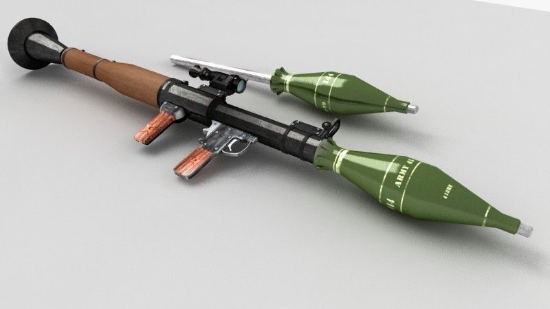 Rpg-7 Rocket launcher 3D model | CGTrader