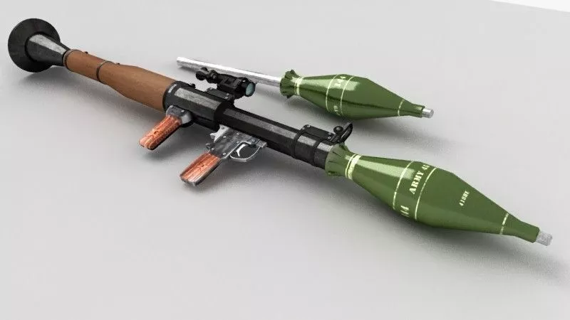Rpg-7 Rocket launcher 3D model | CGTrader