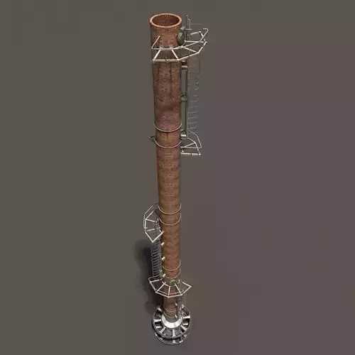 Chimney Low Poly 3d Model2