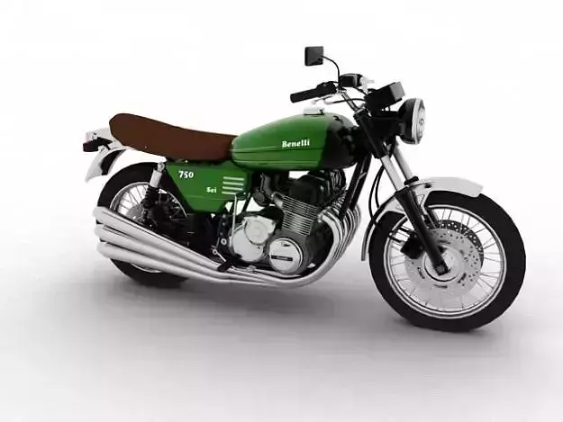 Benelli 750 Sei 1976 3D model