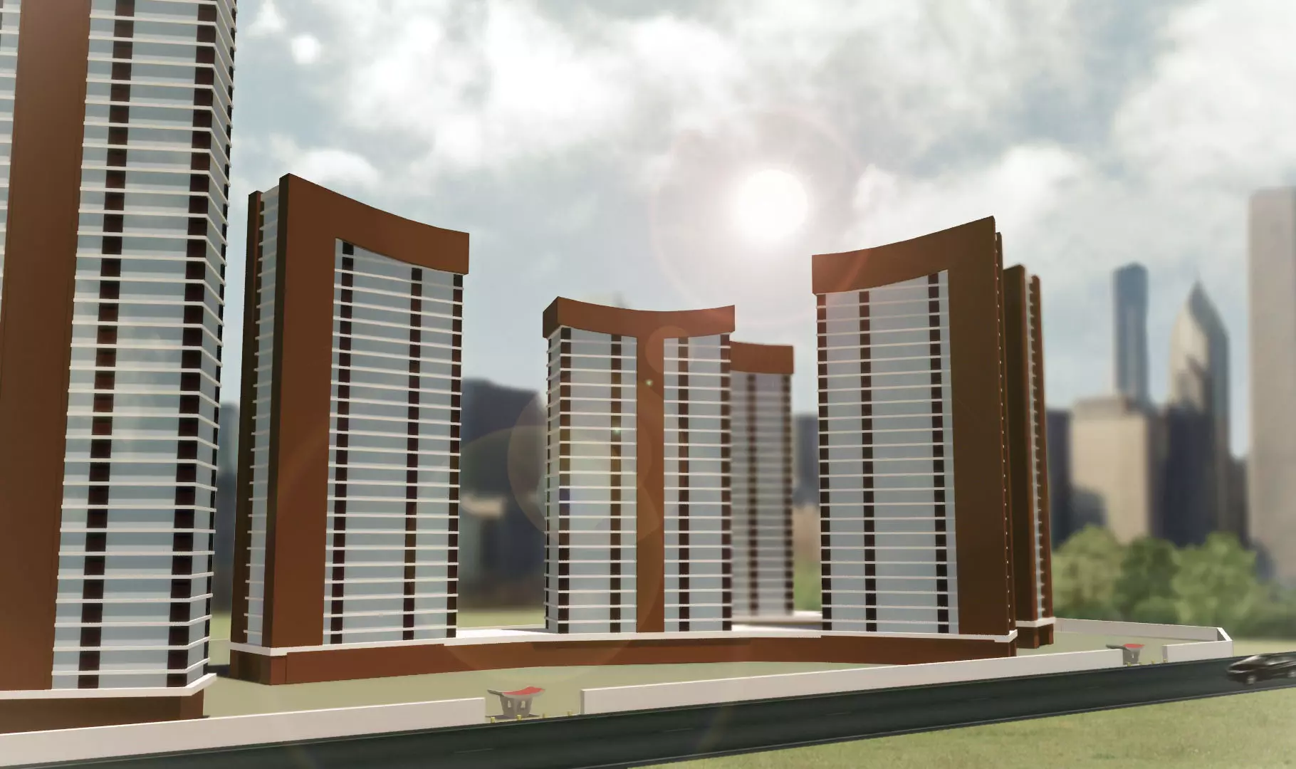 Exterior Building Free 3D model