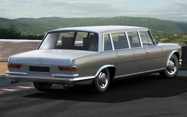 Mercedes 600 W100 Pullman 3D model_15