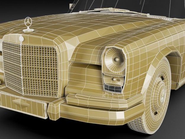 Mercedes 600 W100 Pullman 3D model_25