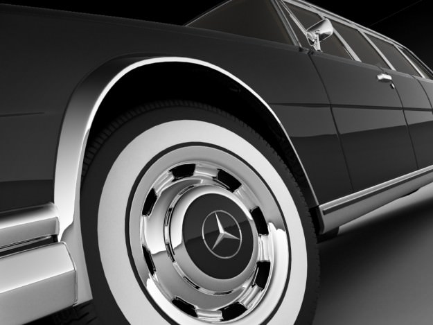 Mercedes 600 W100 Pullman 3D model_9