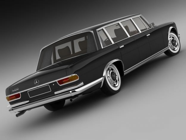 Mercedes 600 W100 Pullman 3D model_1