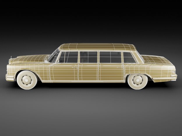 Mercedes 600 W100 Pullman 3D model_26