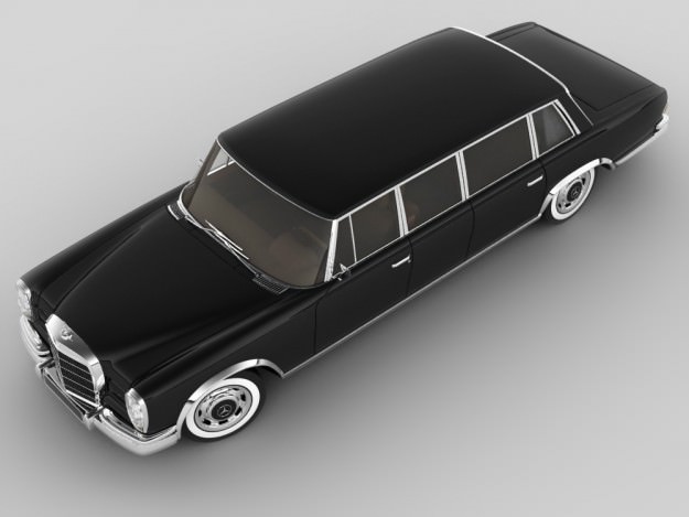 Mercedes 600 W100 Pullman 3D model_5