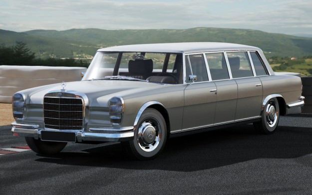 Mercedes 600 W100 Pullman 3D model_14