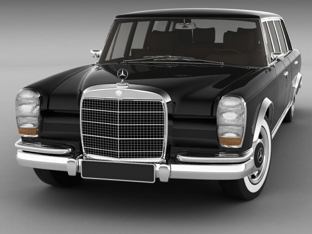 Mercedes 600 W100 Pullman 3D model_10