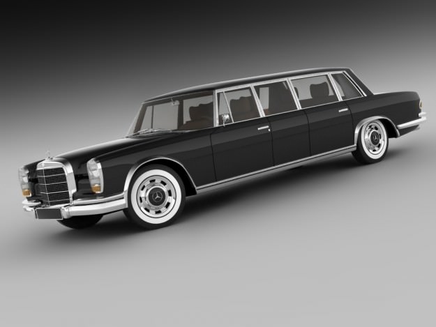 Mercedes 600 W100 Pullman 3D model_8
