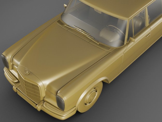Mercedes 600 W100 Pullman 3D model_18
