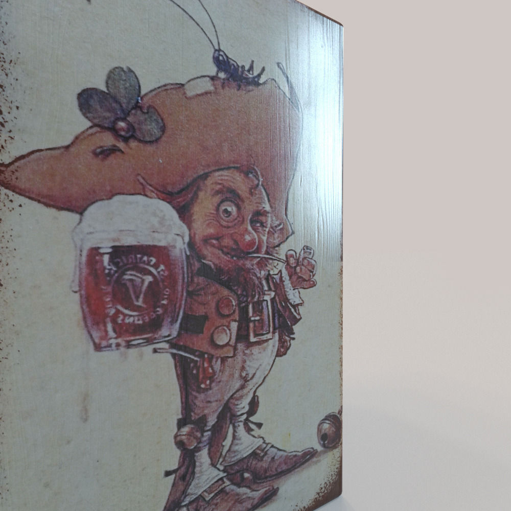 Decorated box Low-poly 3D model_2