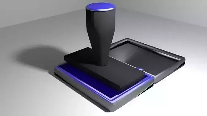 Stamp keyboard with light