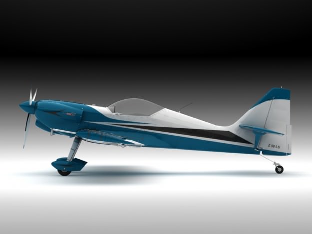 Zlin Z50 LS 3D model_2