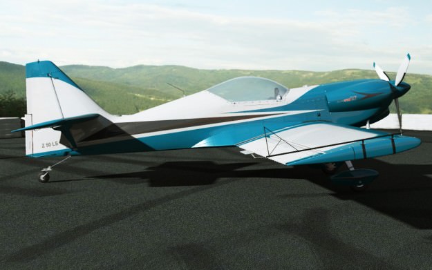 Zlin Z50 LS 3D model_8