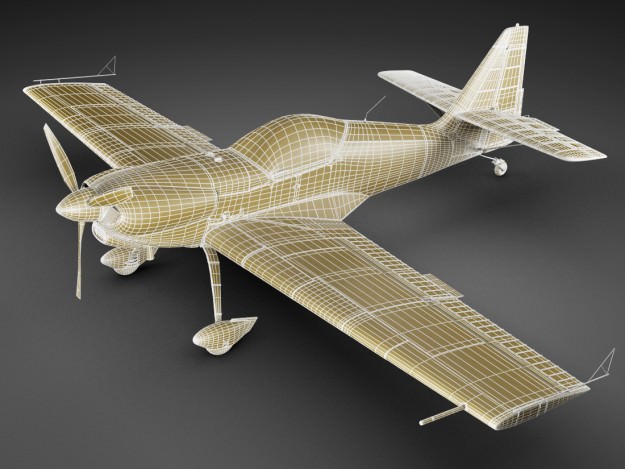 Zlin Z50 LS 3D model_20