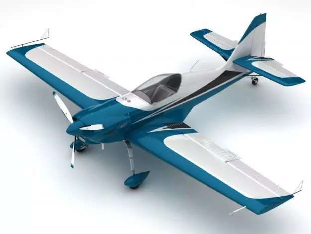 Zlin Z50 LS 3D model_0