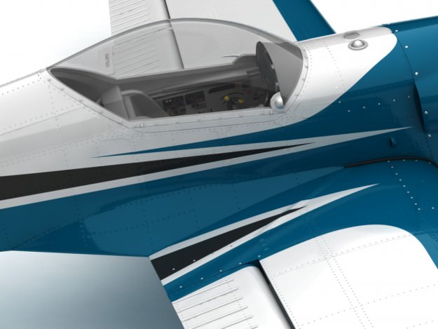 Zlin Z50 LS 3D model_3