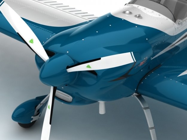 Zlin Z50 LS 3D model_4