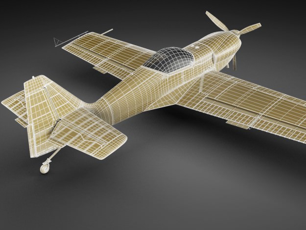 Zlin Z50 LS 3D model_21