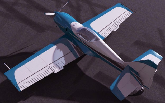 Zlin Z50 LS 3D model_7