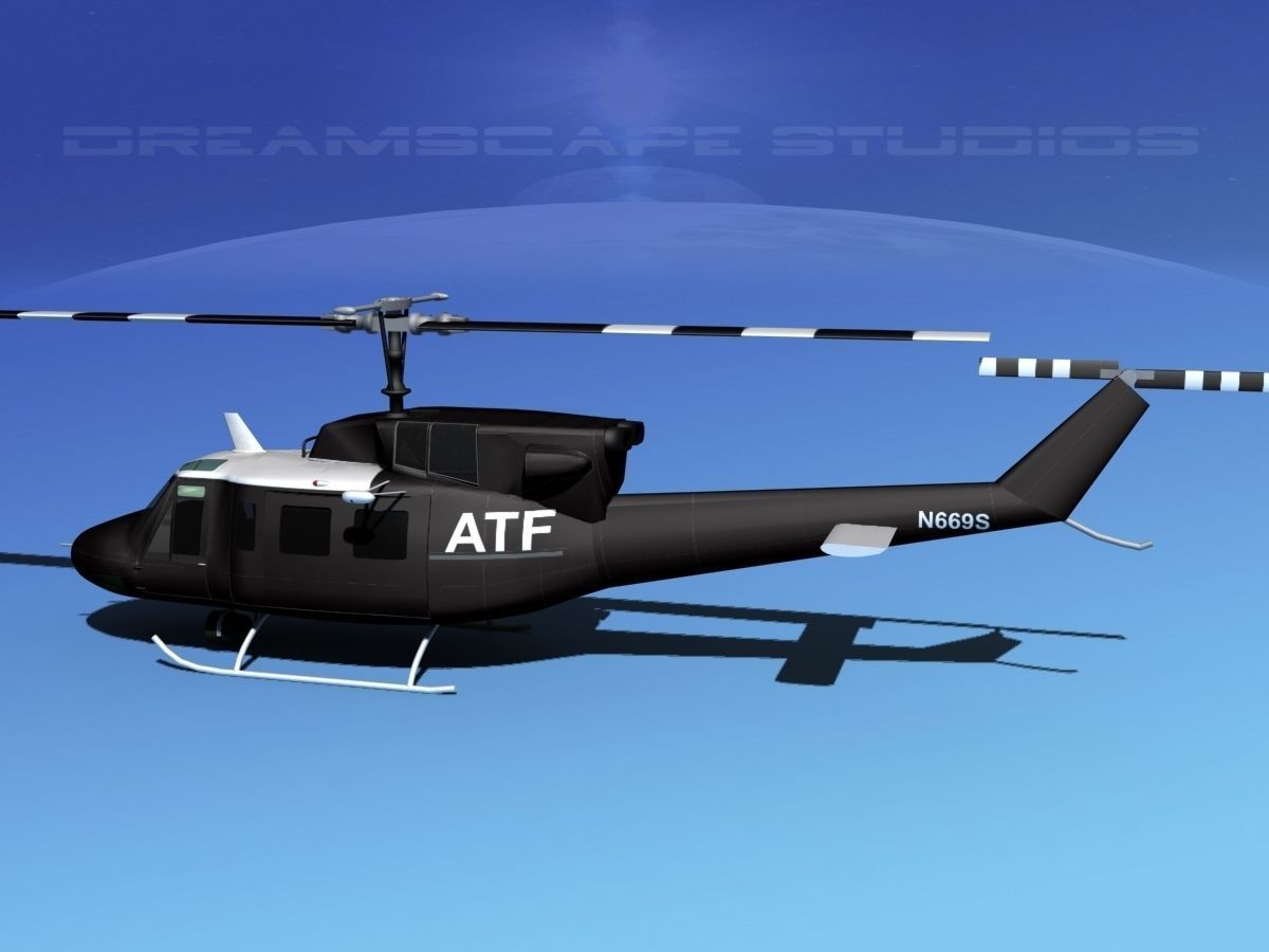Bell 212 ATF 3D model_9