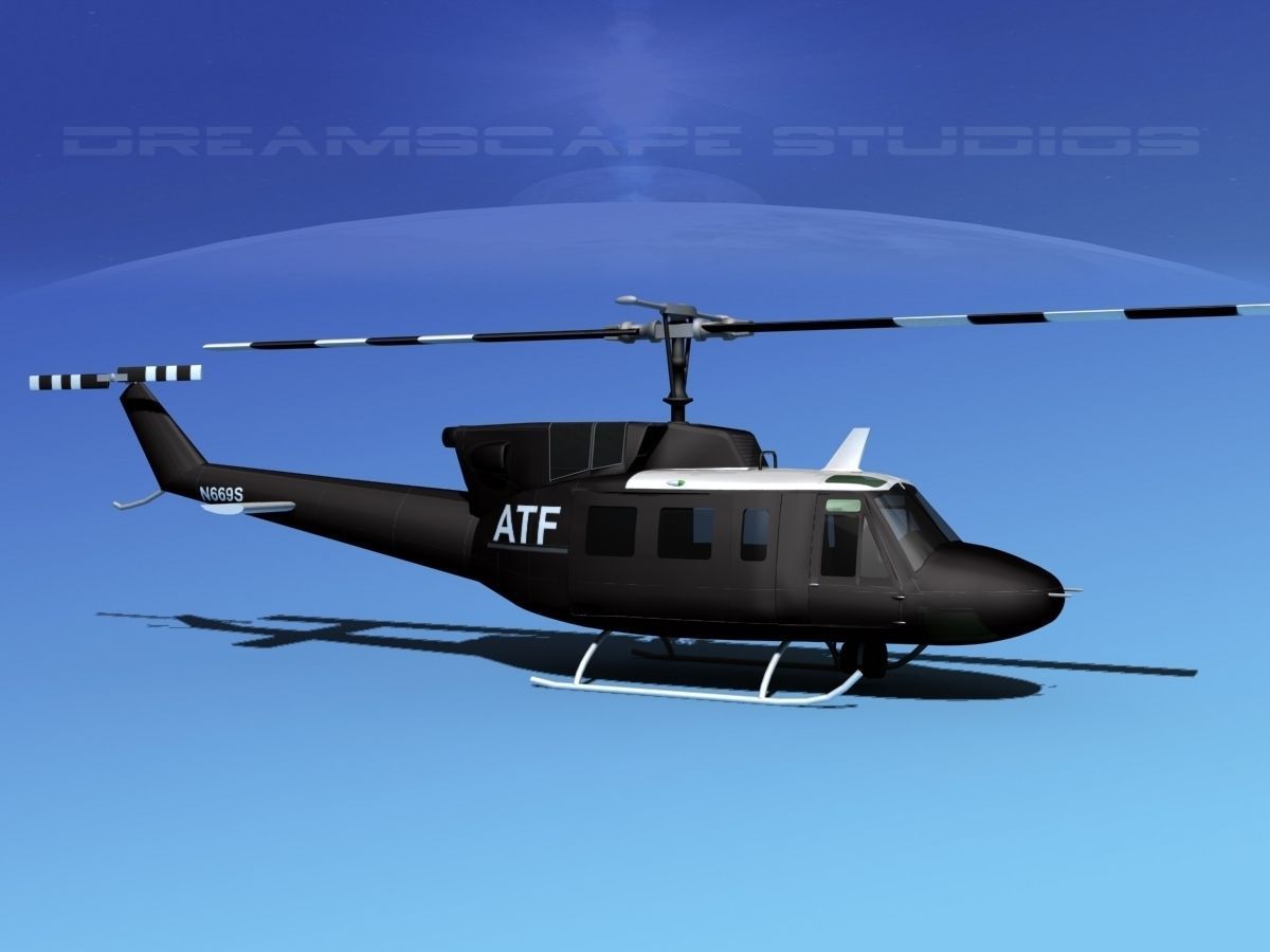 Bell 212 ATF 3D model_7