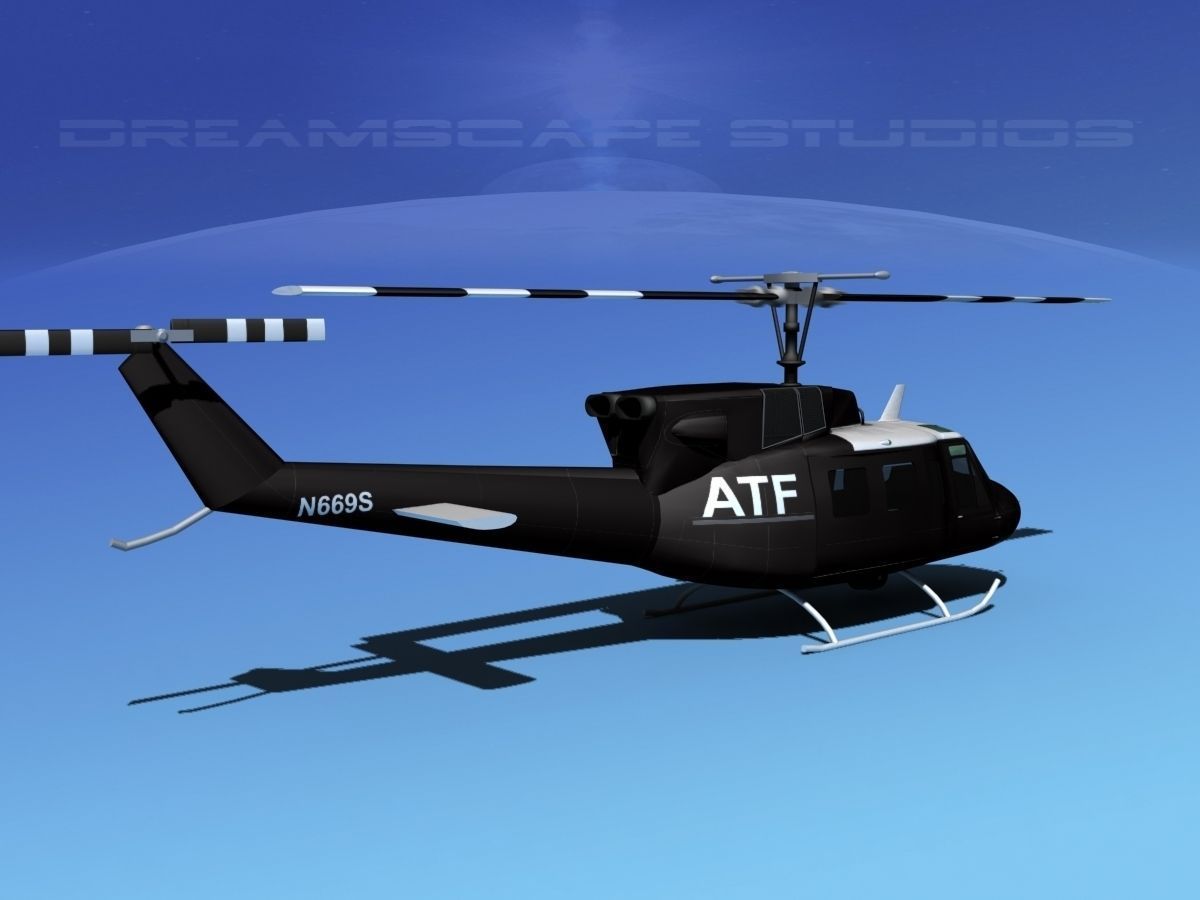 Bell 212 ATF 3D model_8
