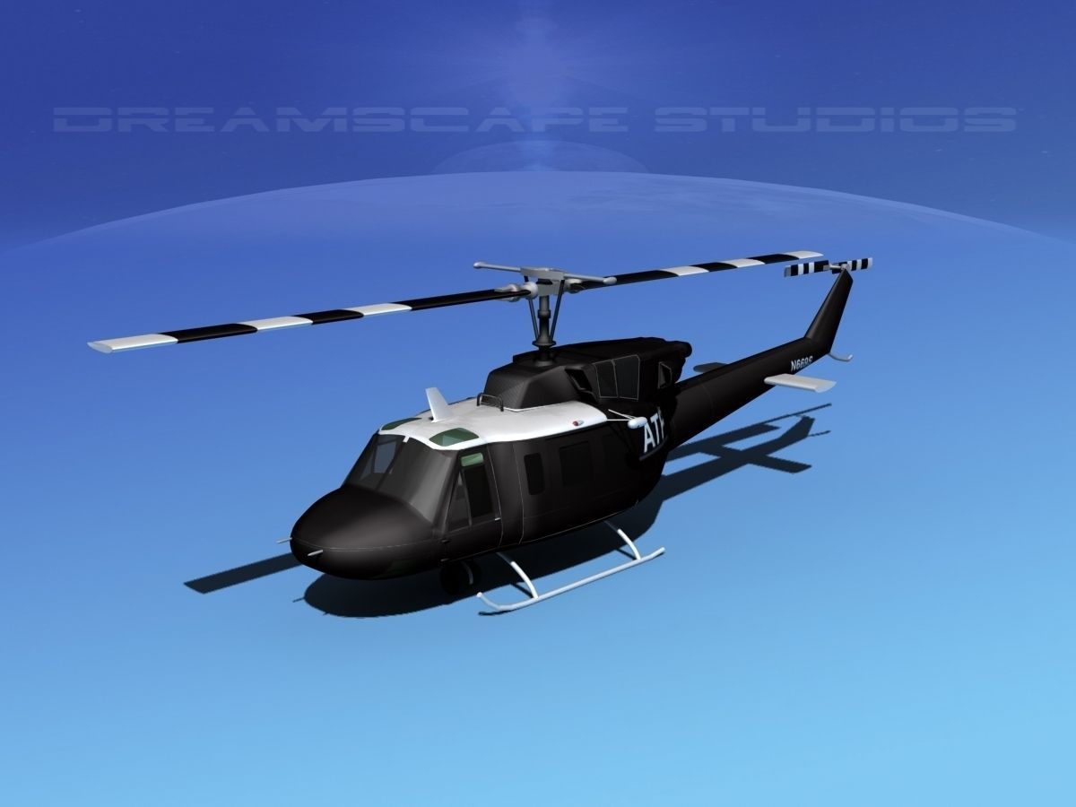 Bell 212 ATF 3D model_12