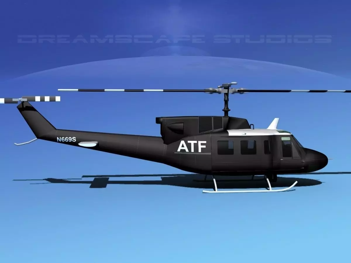 Bell 212 ATF 3D model_0