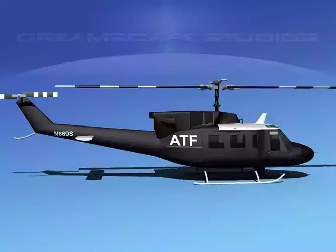 Bell 212 ATF 3D model