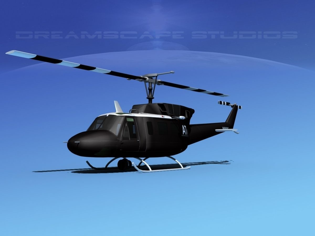Bell 212 ATF 3D model_3