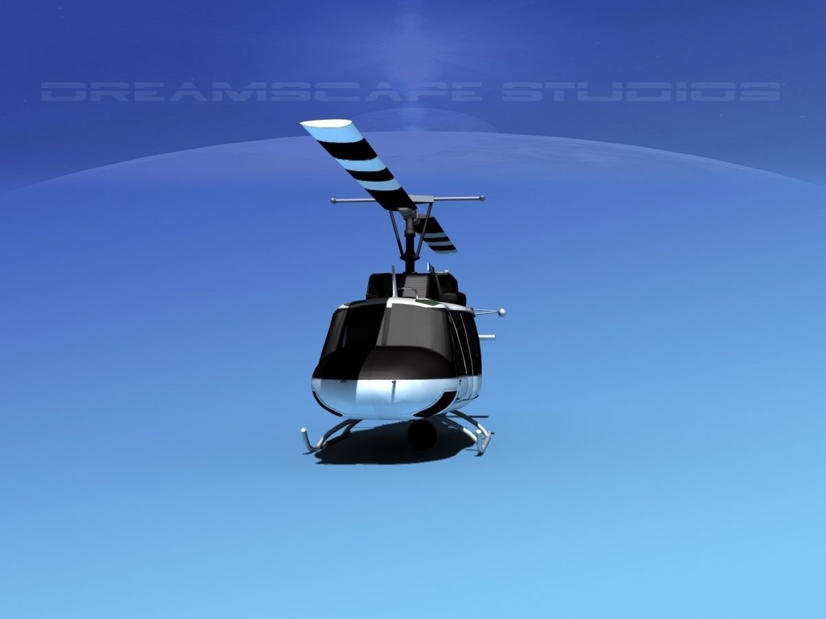 Bell 212 FBI 3D model_2