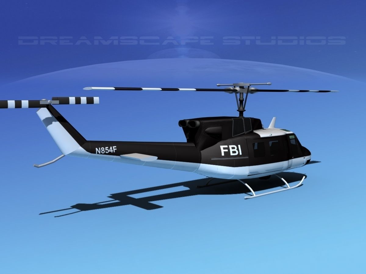 Bell 212 FBI 3D model_6