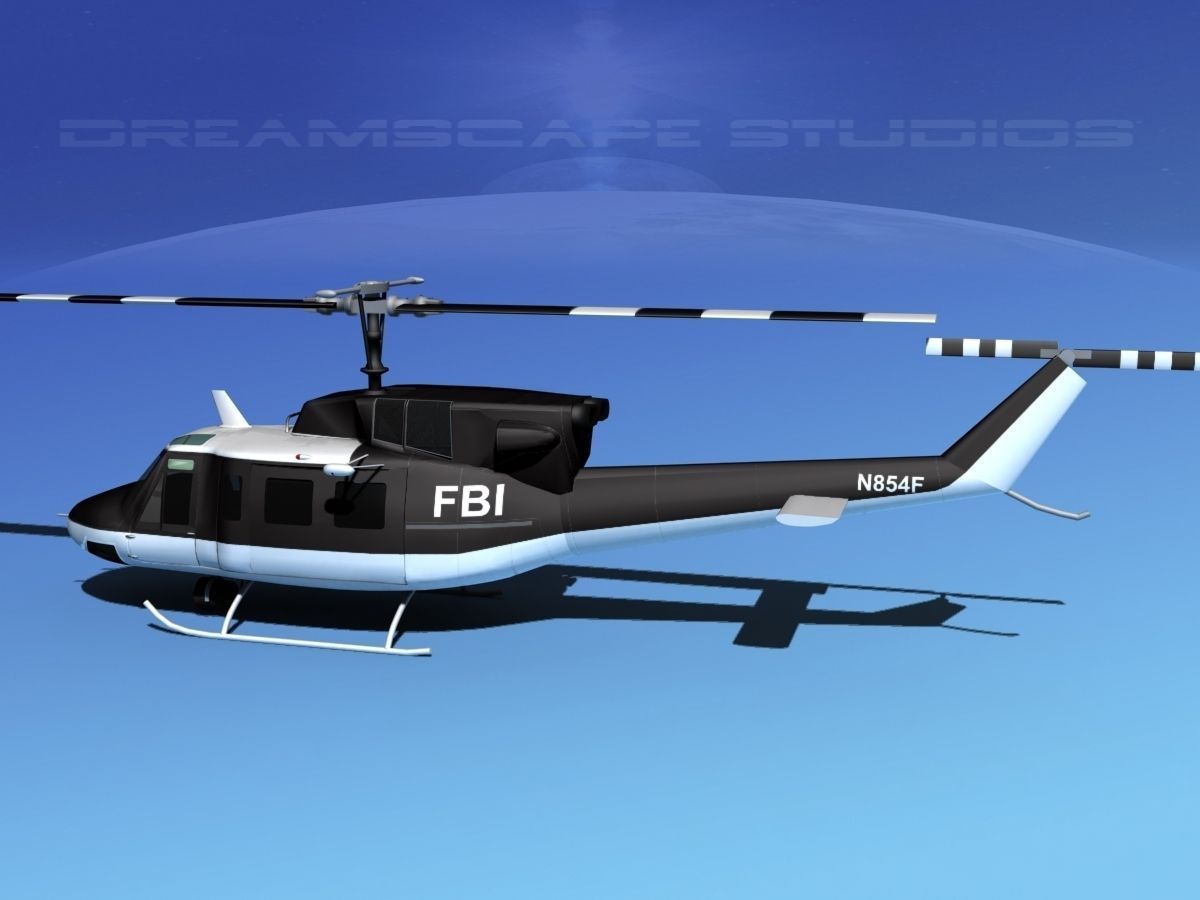 Bell 212 FBI 3D model_9