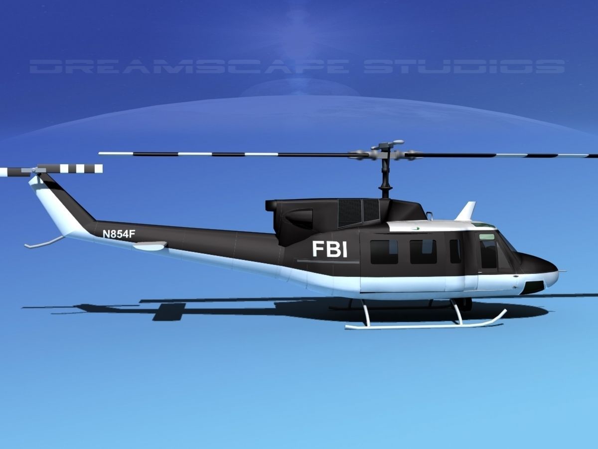 Bell 212 FBI 3D model_5
