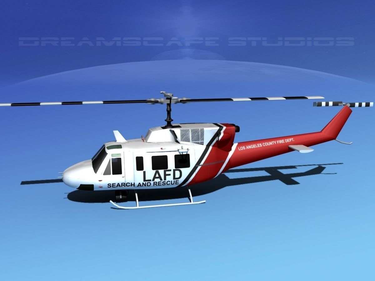 Bell 212 LAFD 3D model_12